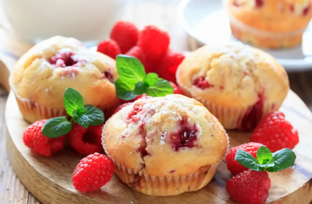 Muffins aux framboises Thermomix