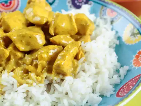 poulet au curry et lait de coco au Cookeo
