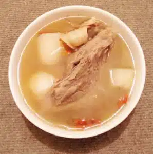 soupe de bouillon os 