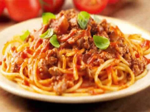 Spaghetti à la bolognaise avec cookeo