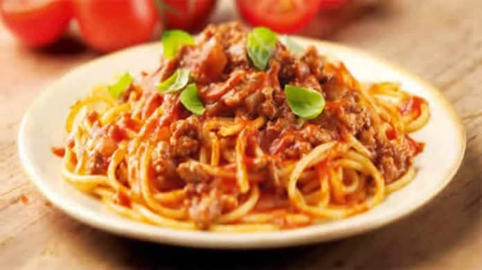 Spaghetti à la bolognaise avec cookeo