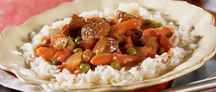 blanquette de veau aux carottes petits pois cookeo