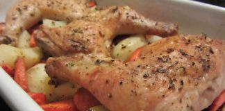 cuisses de poulet pommes de terre carottes cookeo