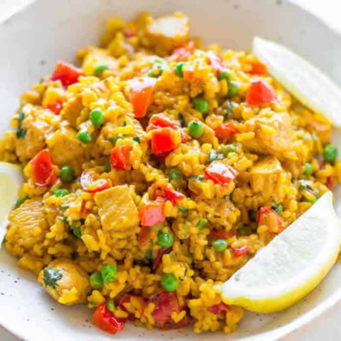 Paella Poulet Facile Cookeo Votre Plat Delicieux Avec Cookeo