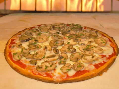 pizza aux champignons thermomix