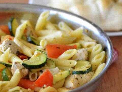 poulet pates courgettes cookeo