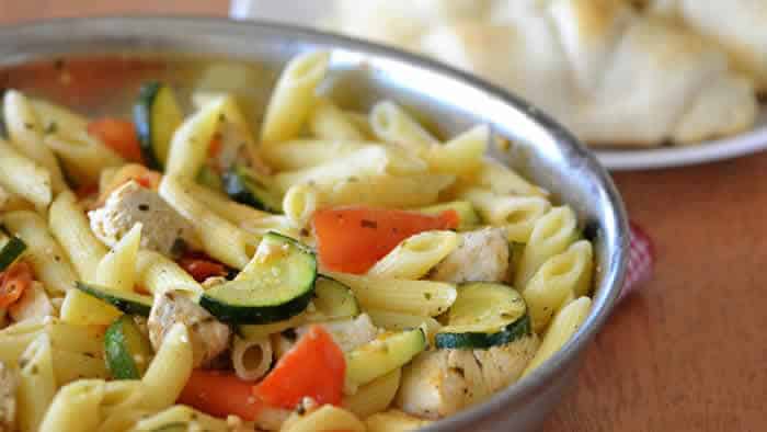 poulet pates courgettes cookeo