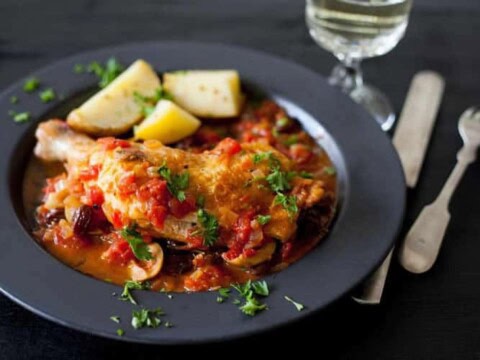 poulet saute aux olives cookeo