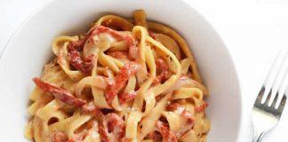 pates aux poivrons rouges cookeo