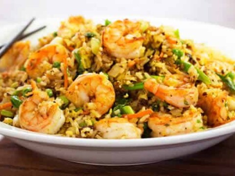 risotto crevettes cookeo