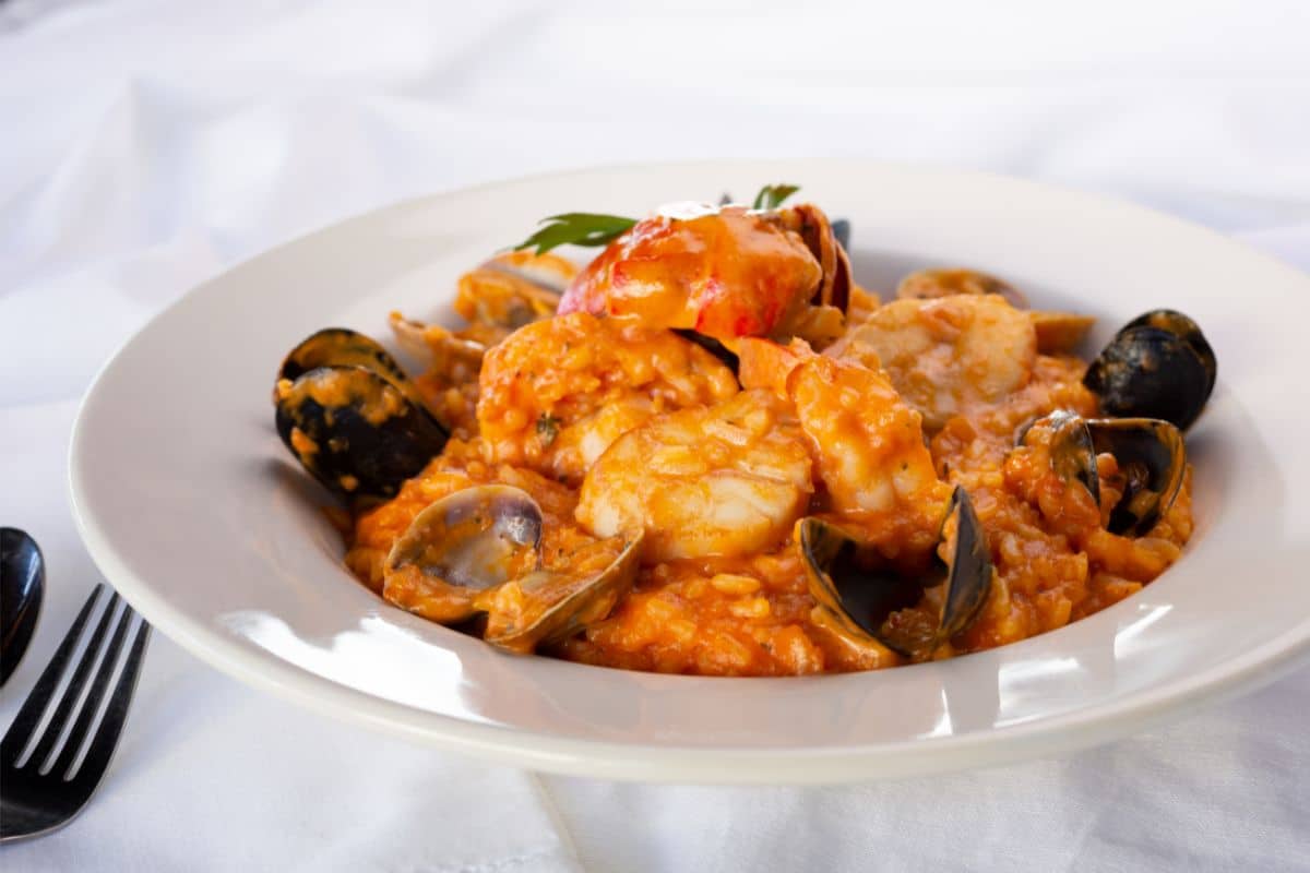 risotto aux fruits de mer avec cookeo