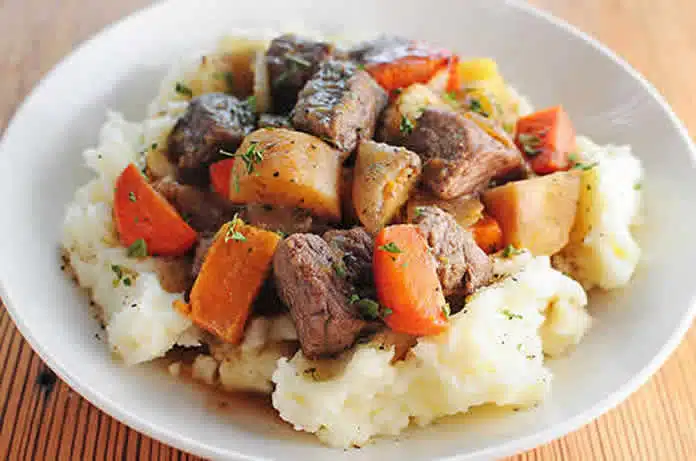 roti de boeuf aux legumes cookeo