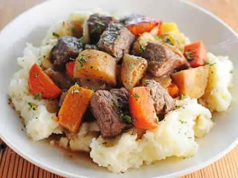 rôti de boeuf aux légumes Cookeo
