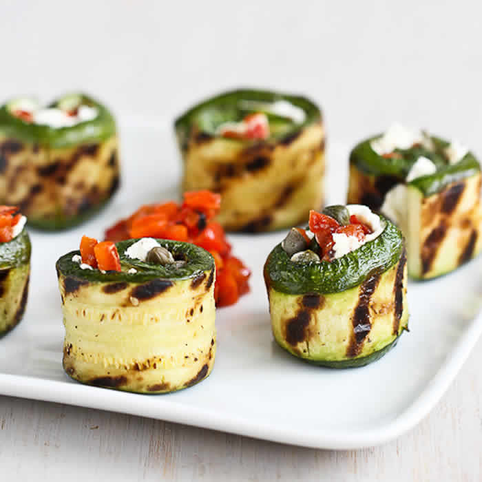 rouleaux courgettes fromage thermomix