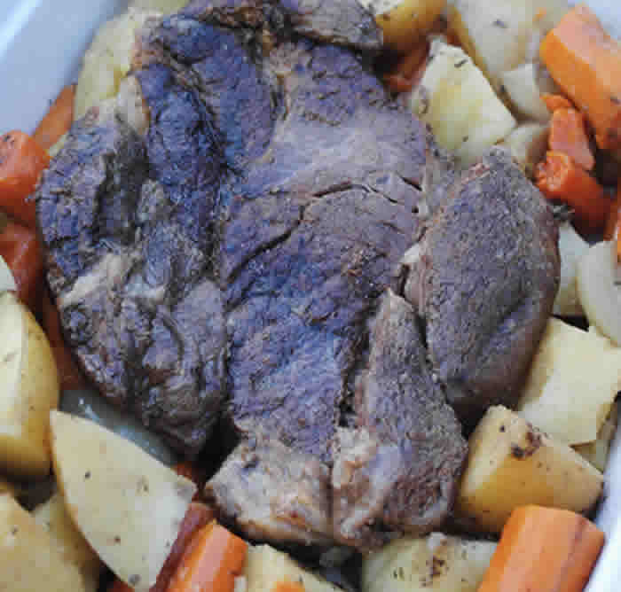 roti de veau aux carottes pommes de terre cookeo