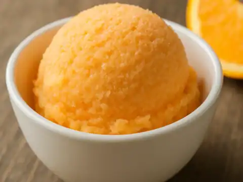 Sorbet vanille orange thermomix