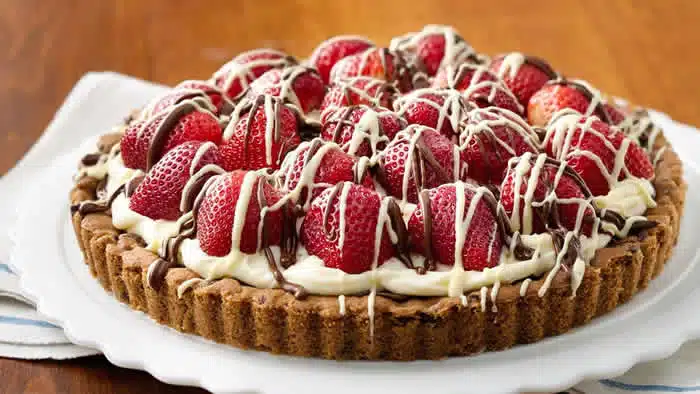 tarte chocolat blanc fraise thermomix