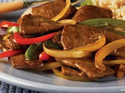 steak poivrons cookeo