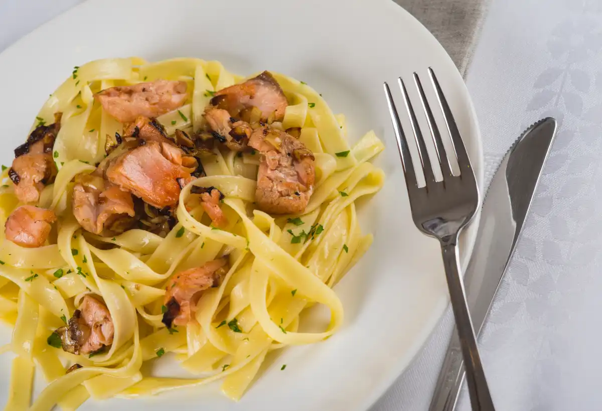 tagliatelles saumon Cookeo