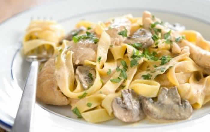 aiguillettes de poulet aux champignons creme thermomix