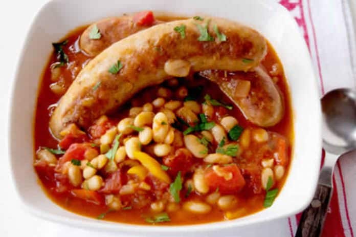 cassoulet aux saucisses cookeo
