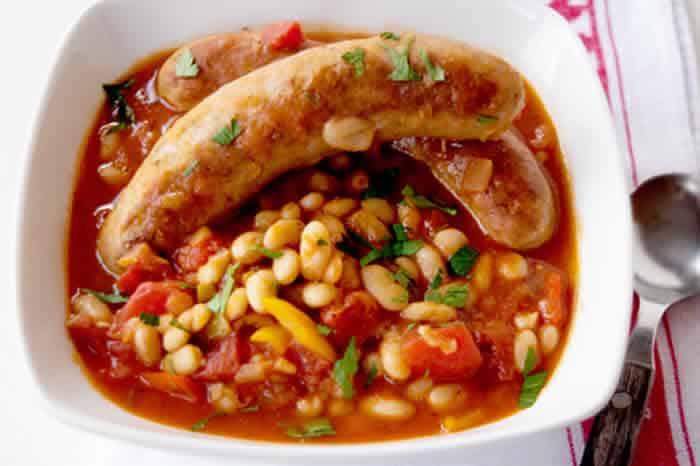 cassoulet aux saucisses cookeo