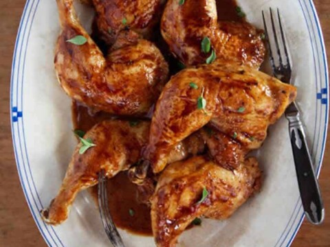 cuisses de poulet vin cookeo