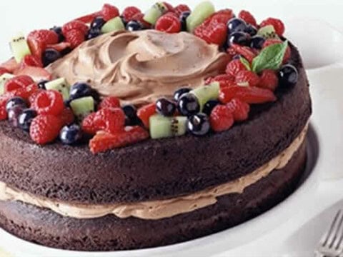 gateau chocolat creme fraise thermomix