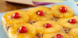 gateau ananas cerises