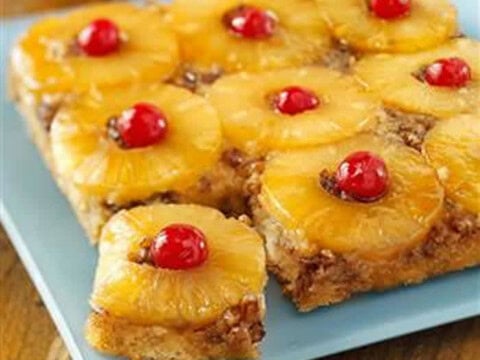 gateau ananas cerises