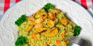 moules crevettes riz cookeo