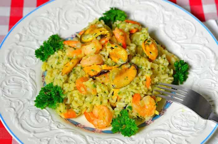 moules crevettes riz cookeo
