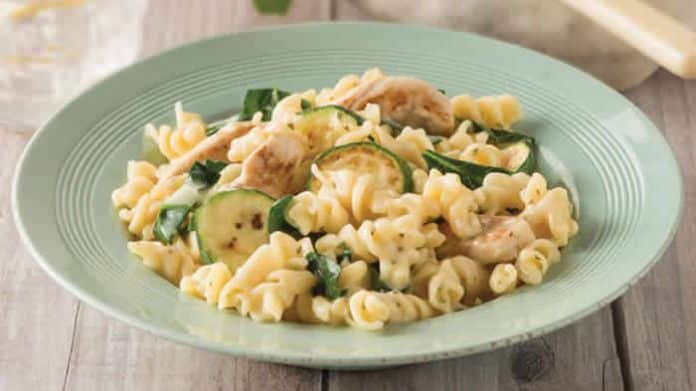 pates poulet courgettes cookeo