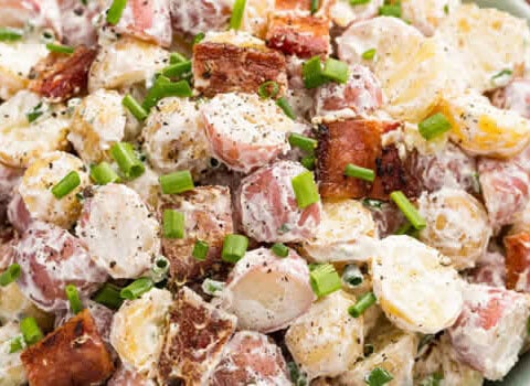 salade pommes de terre lardon cookeo