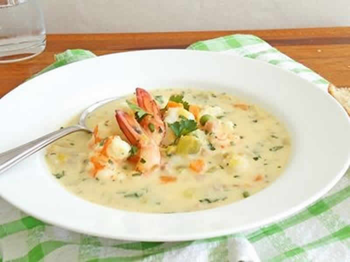 soupe fruit de mer cookeo