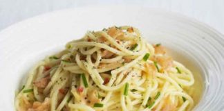 spaghetti saumon cookeo