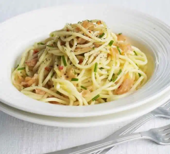 spaghetti saumon cookeo