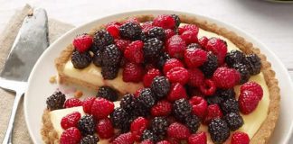 tarte chocolat blanc fruits rouges thermomix