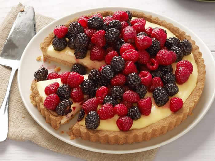 tarte chocolat blanc fruits rouges thermomix