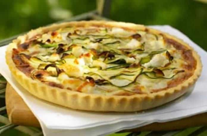 tarte aux courgettes fromage thermomix
