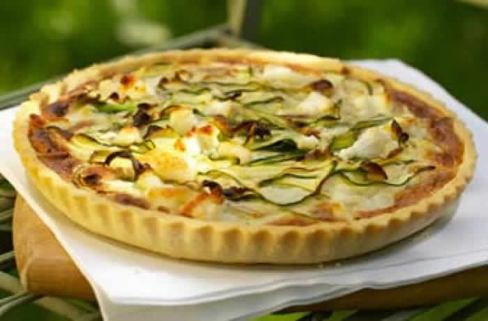 tarte aux courgettes fromage thermomix