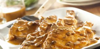 cotelette de porc champignon sauce tomate cookeo