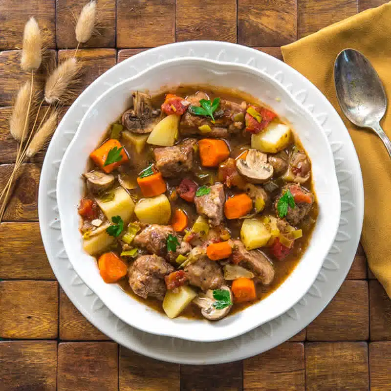 blanquette de dinde pomme de terre carotte cookeo