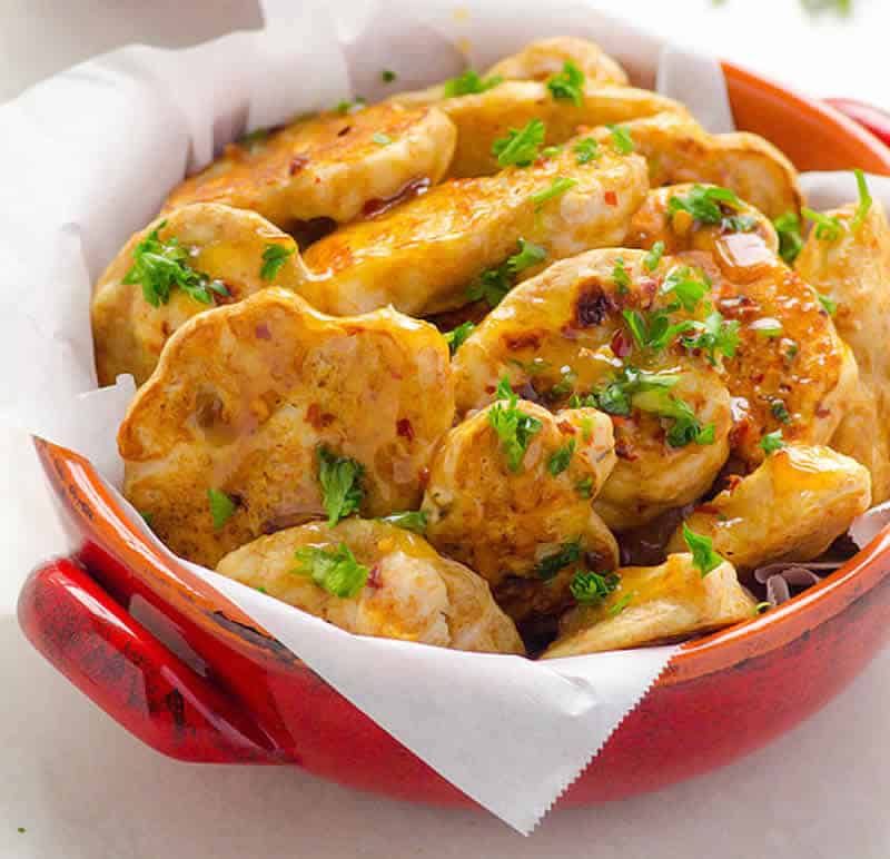 bouchees de poulet thai