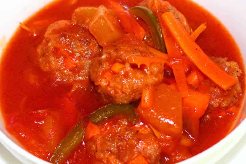 boulettes de viande sauce tomate cookeo