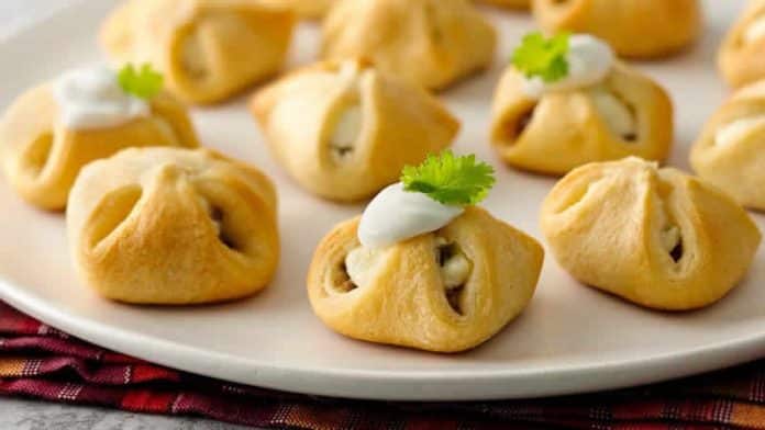 croissants fromage creme saucisse