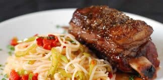 cote de boeuf spaghettis cookeo