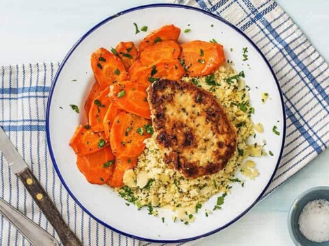 Côtelettes de porc au parmesan et au romarin