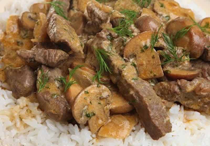 filet de boeuf aux champignons cookeo