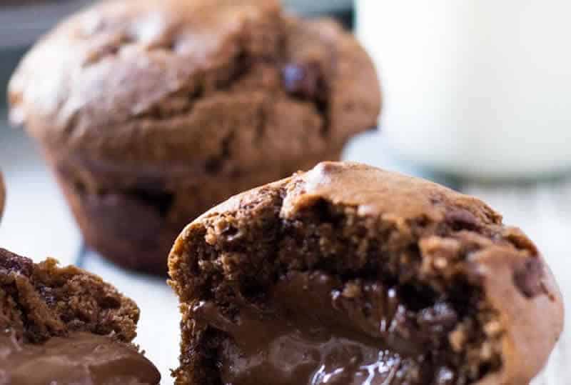 Muffins au nutella